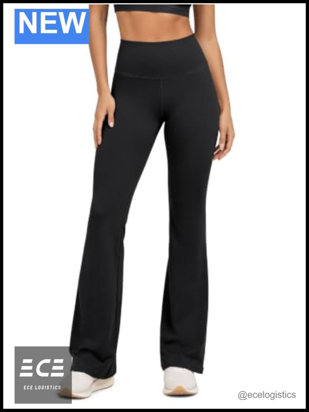 ODODOS High Waist Tummy Control Flared Yoga Pants Bootcut Leggings Inner Pocket